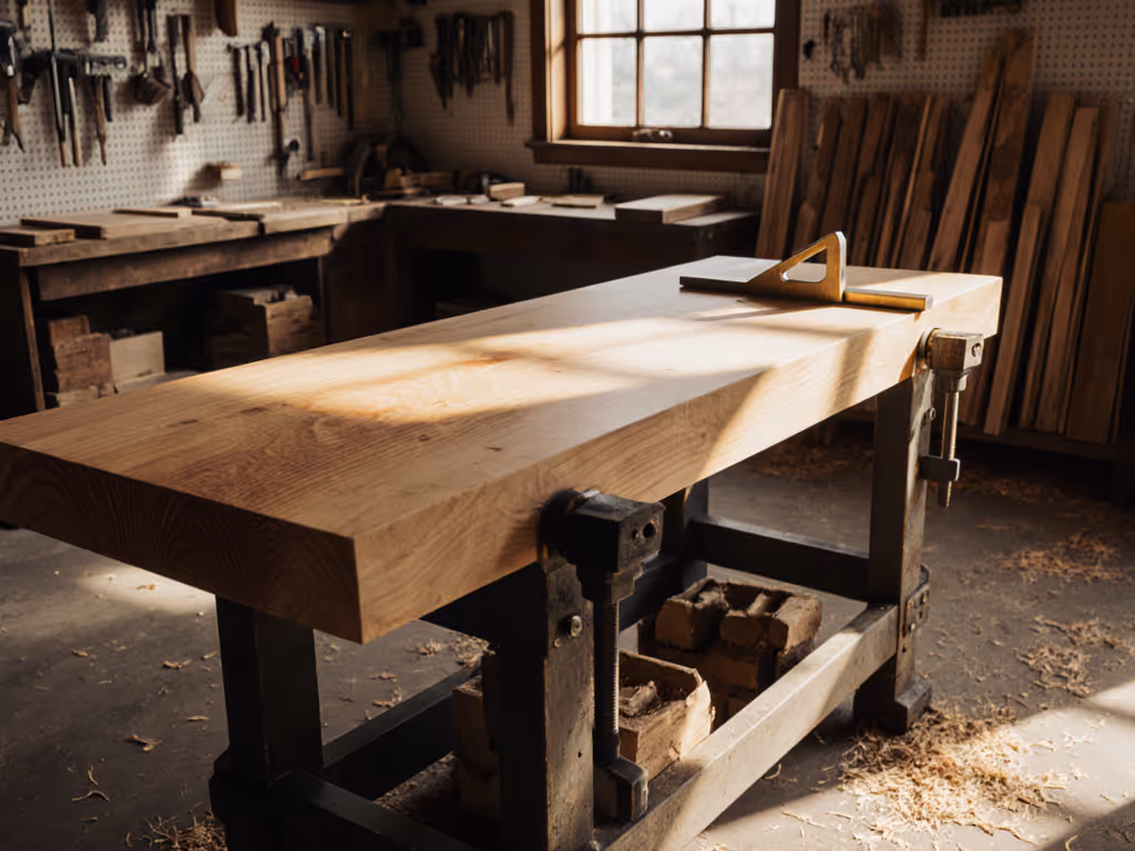 Maple Block Workbench: Precision Through Solid Stability