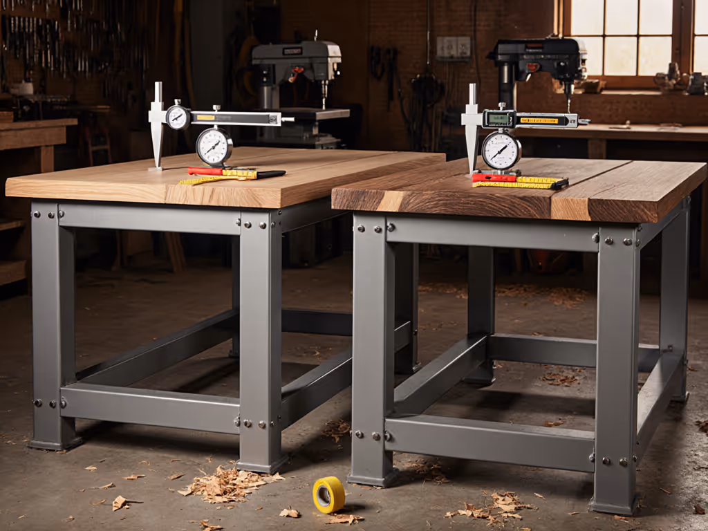 Steel vs Wood Workbench: Stability & Durability Data