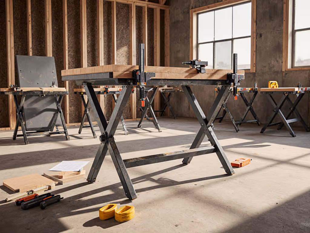 Folding Workbenches: Contractor Stability & Portability Tested