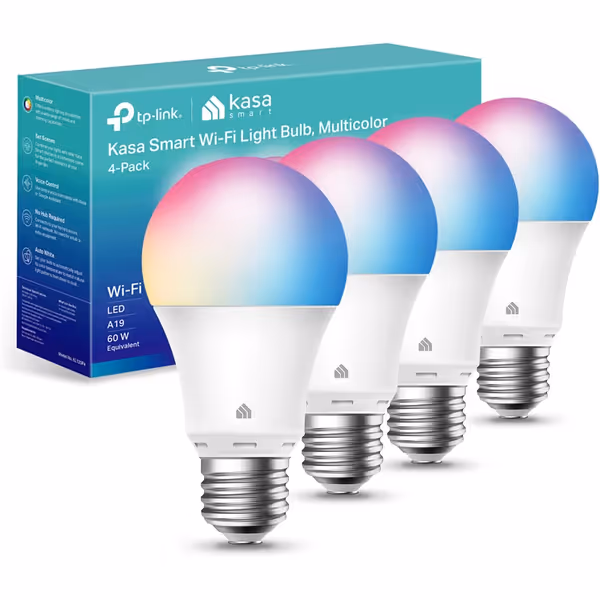 Kasa Smart Light Bulbs (4-Pack)